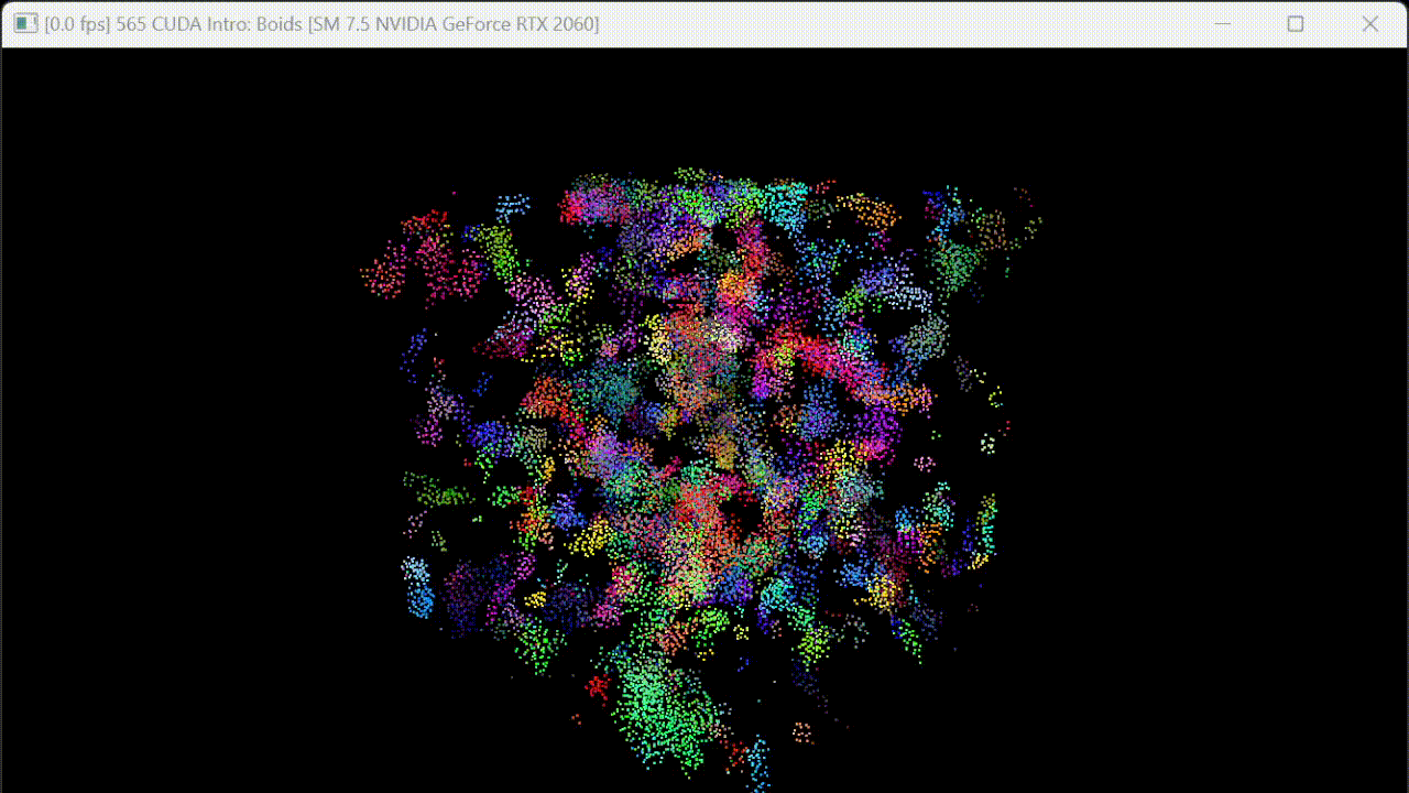 20k Boids simulation